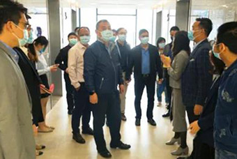 广东省人力资源和社会保障厅副厅长一行莅临领航国际东莞分公司视察指导